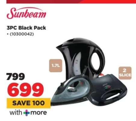 Sunbeam 3PC Black Pack