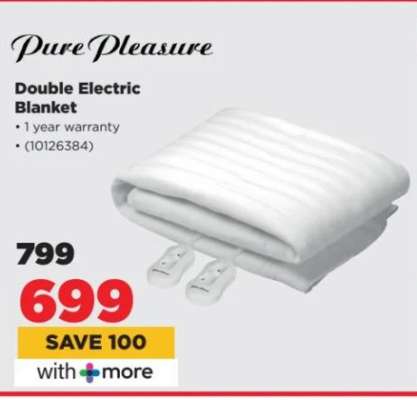 Pure Pleasure Double Electric Blanket