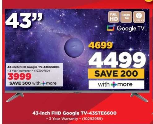 43-inch FHD Google TV-43STE6600