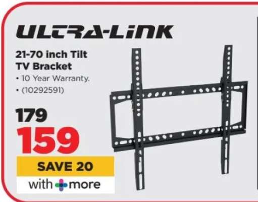 ULTRA-LINK 21-70 inch Tilt TV Bracket