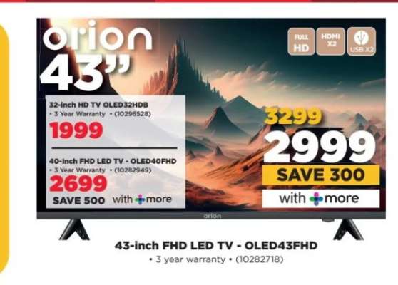 43-inch FHD LED TV - OLED43FHD