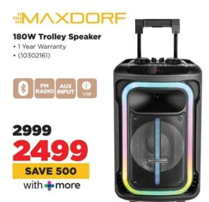 MAXDORF 180W Trolley Speaker