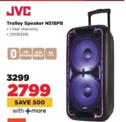 JVC Trolley Speaker N518PB