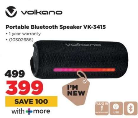 Volkano Portable Bluetooth Speaker VK-3415