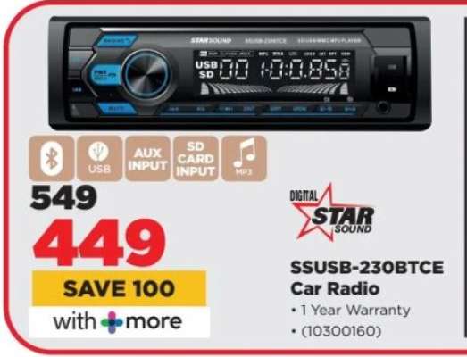 SSUSB-230BTCE Car Radio