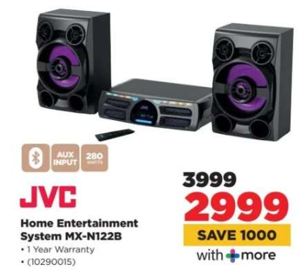 JVC Home Entertainment System MX-N122B