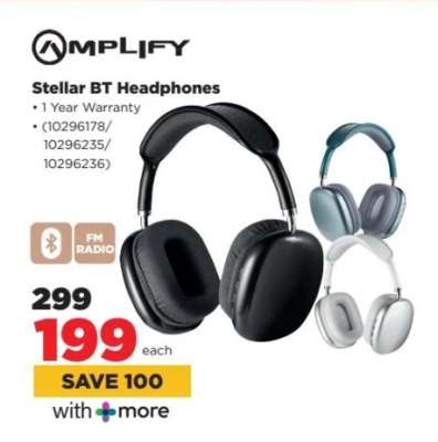 Amplify Stellar BT Headphones