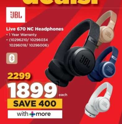 JBL Live 670 NC Headphones