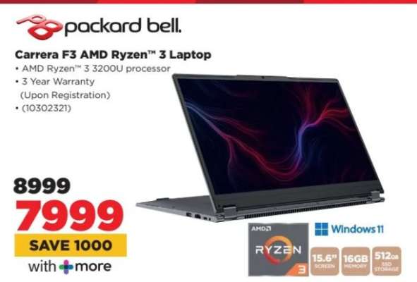 Carrera F3 AMD Ryzen™ 3 Laptop