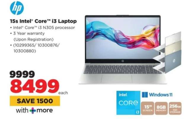 15s Intel® Core™ i3 Laptop