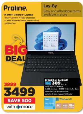 Proline 14 Intel Celeron Laptop