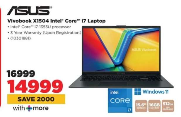 ASUS Vivobook X1504 Intel® Core™ i7 Laptop