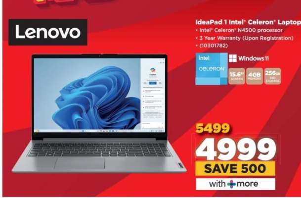 Lenovo IdeaPad 1 Intel Celeron Laptop
