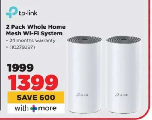 2 Pack Whole Home Mesh Wi-Fi System