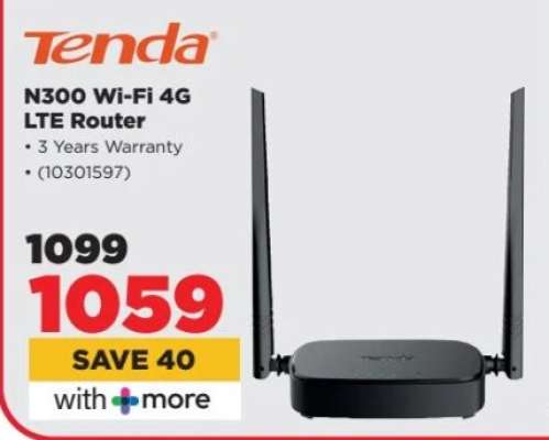 Tenda N300 Wi-Fi 4G LTE Router