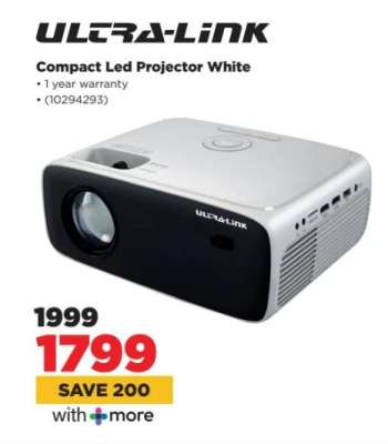 Ultra-Link Compact Led Projector White