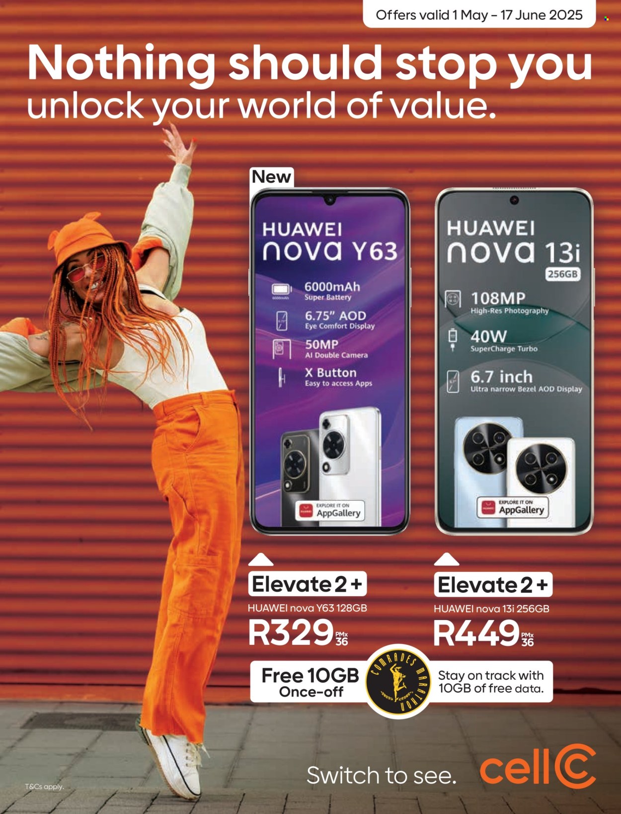 Cell C specials - 05.01.2025 - 06.17.2025. 