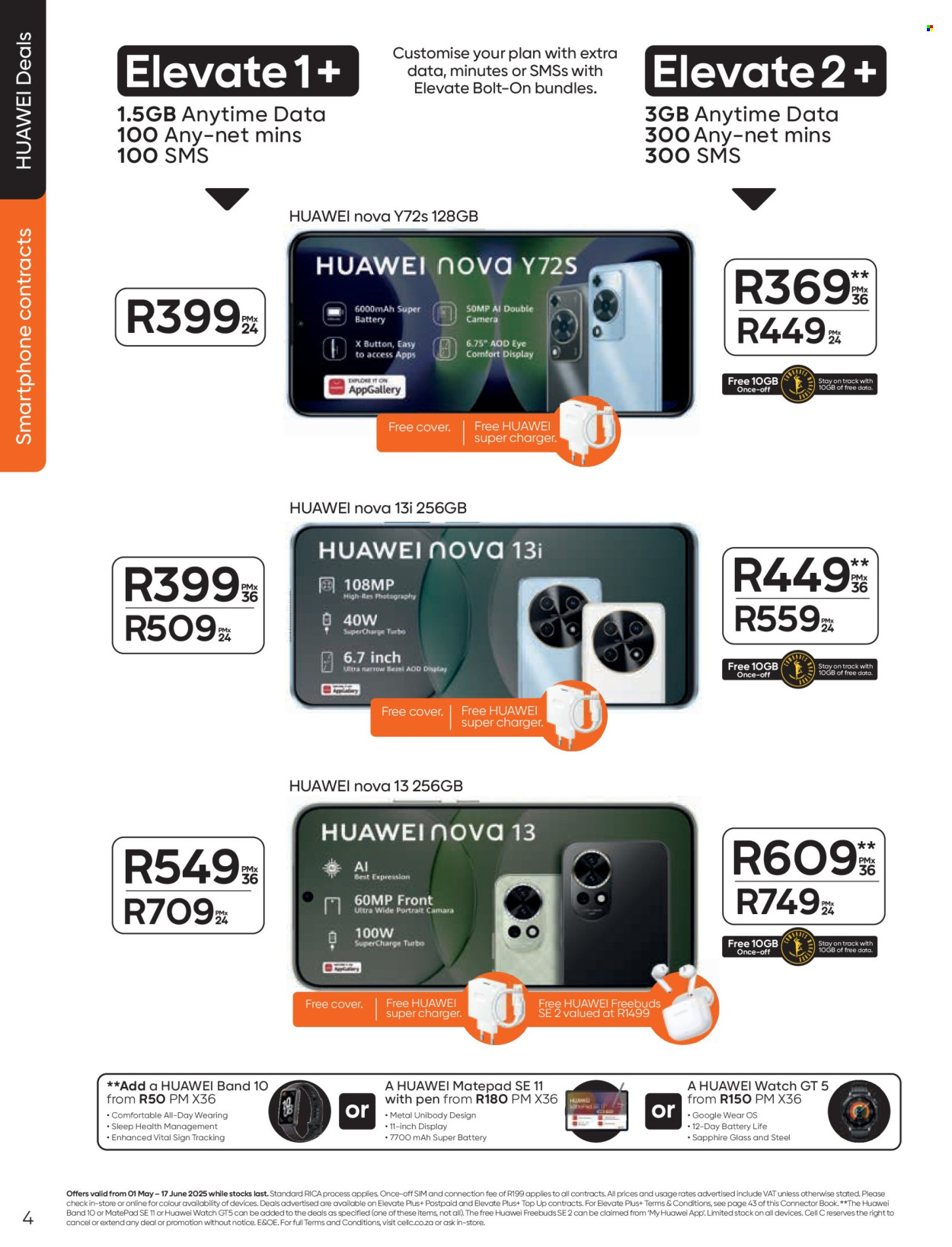 Cell C specials - 05.01.2025 - 06.17.2025. 