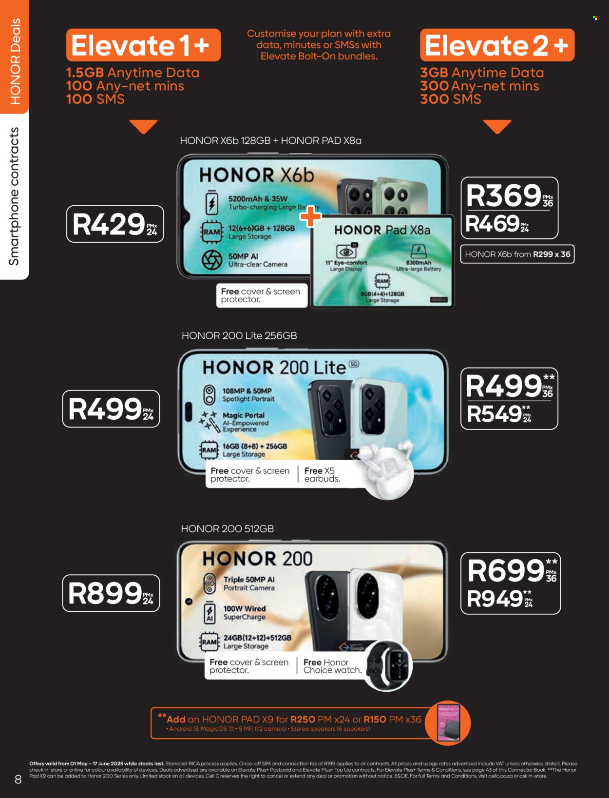 Cell C specials - 05.01.2025 - 06.17.2025. 