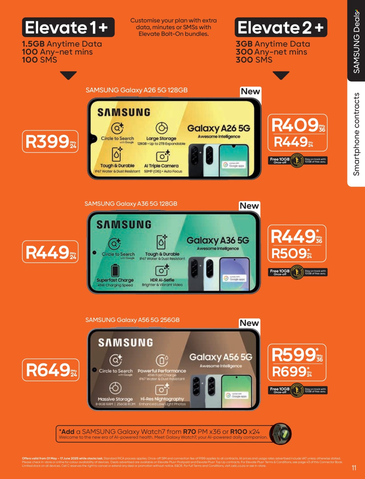 Cell C specials - 05.01.2025 - 06.17.2025. 