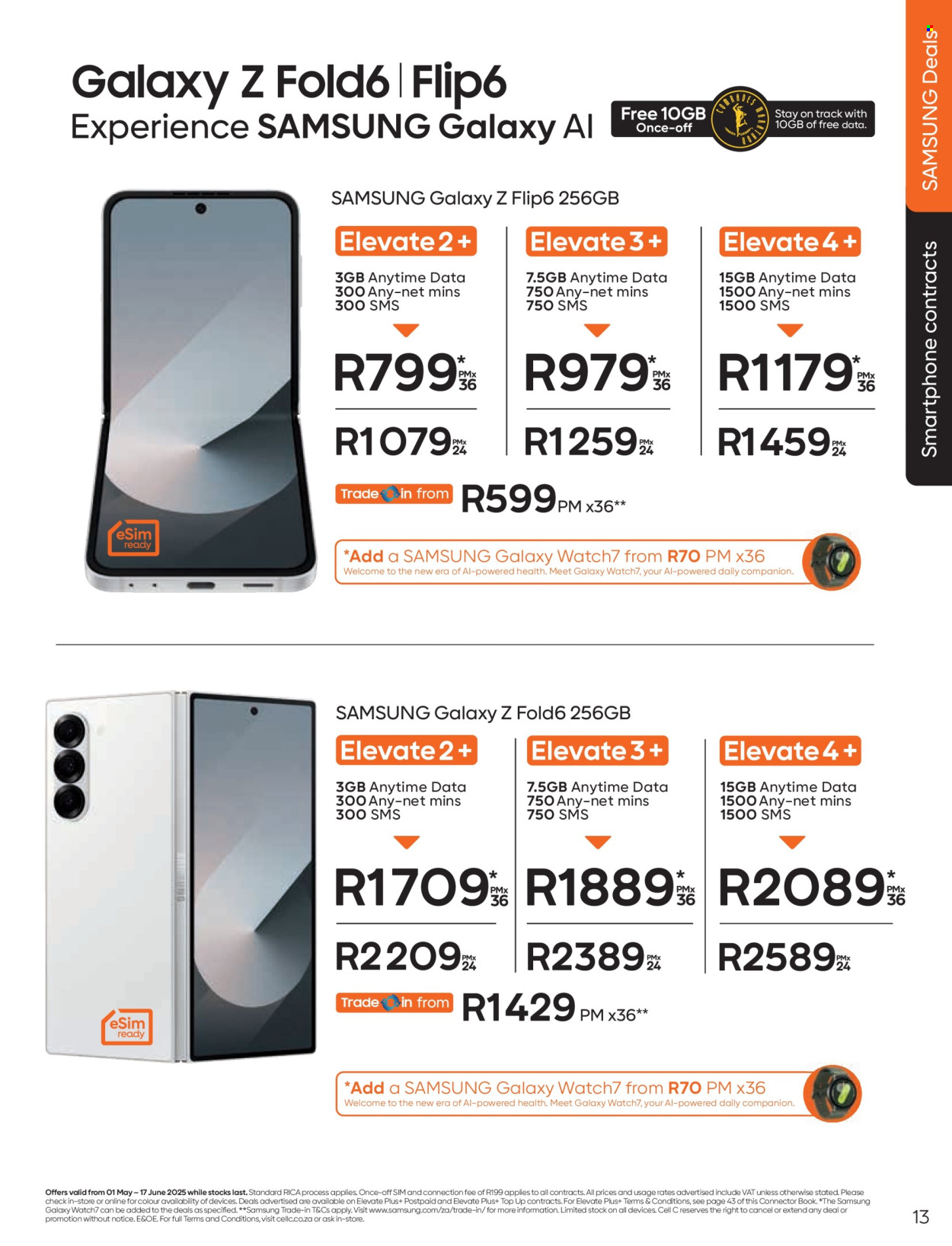 Cell C specials - 05.01.2025 - 06.17.2025. 