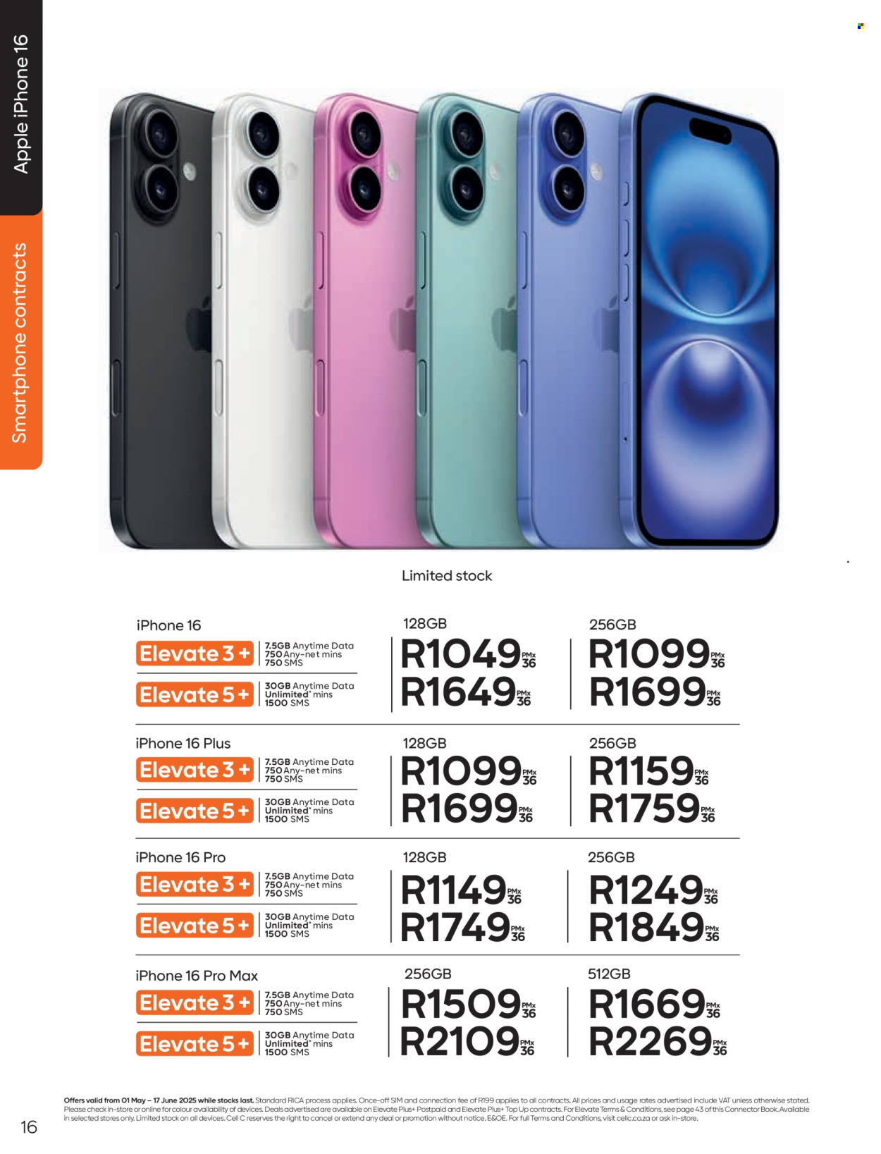 Cell C specials - 05.01.2025 - 06.17.2025. 