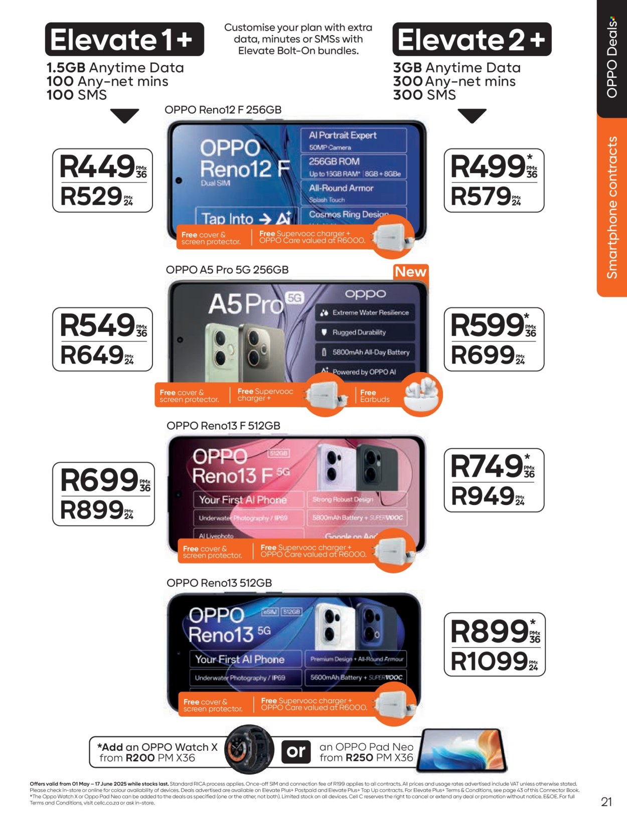 Cell C specials - 05.01.2025 - 06.17.2025. 