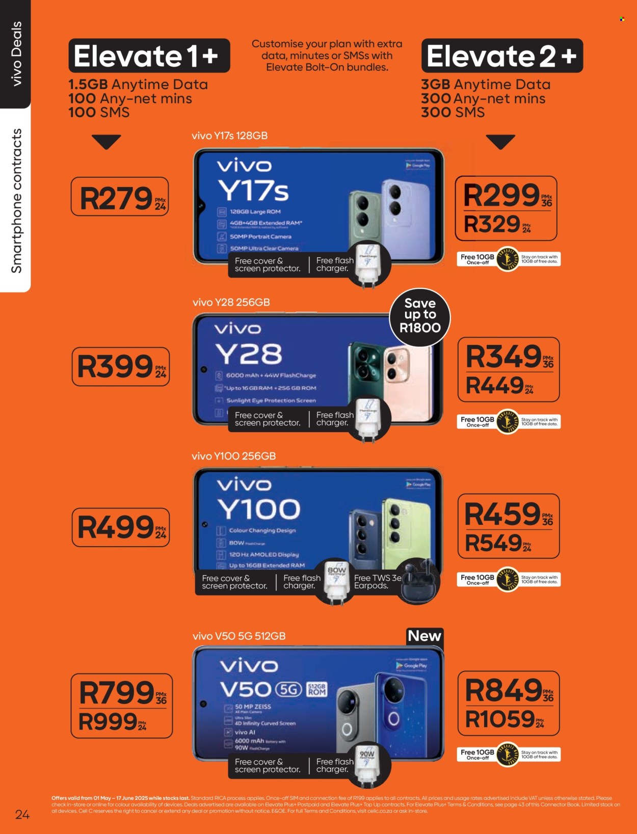 Cell C specials - 05.01.2025 - 06.17.2025. 