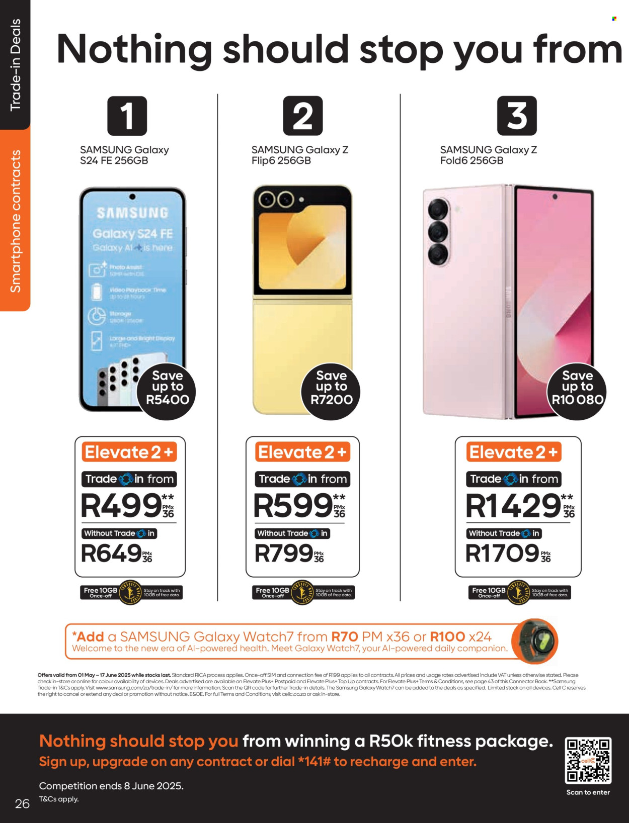 Cell C specials - 05.01.2025 - 06.17.2025. 