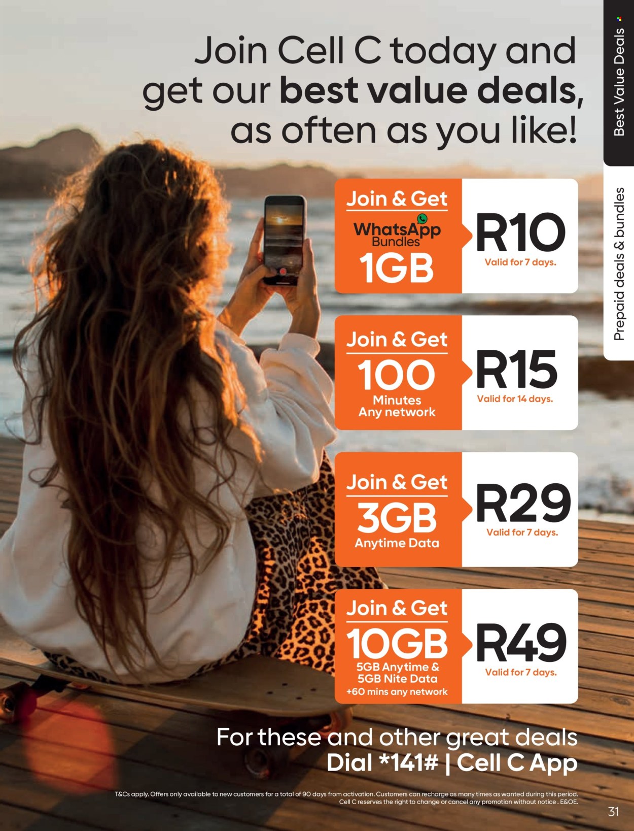 Cell C specials - 05.01.2025 - 06.17.2025. 
