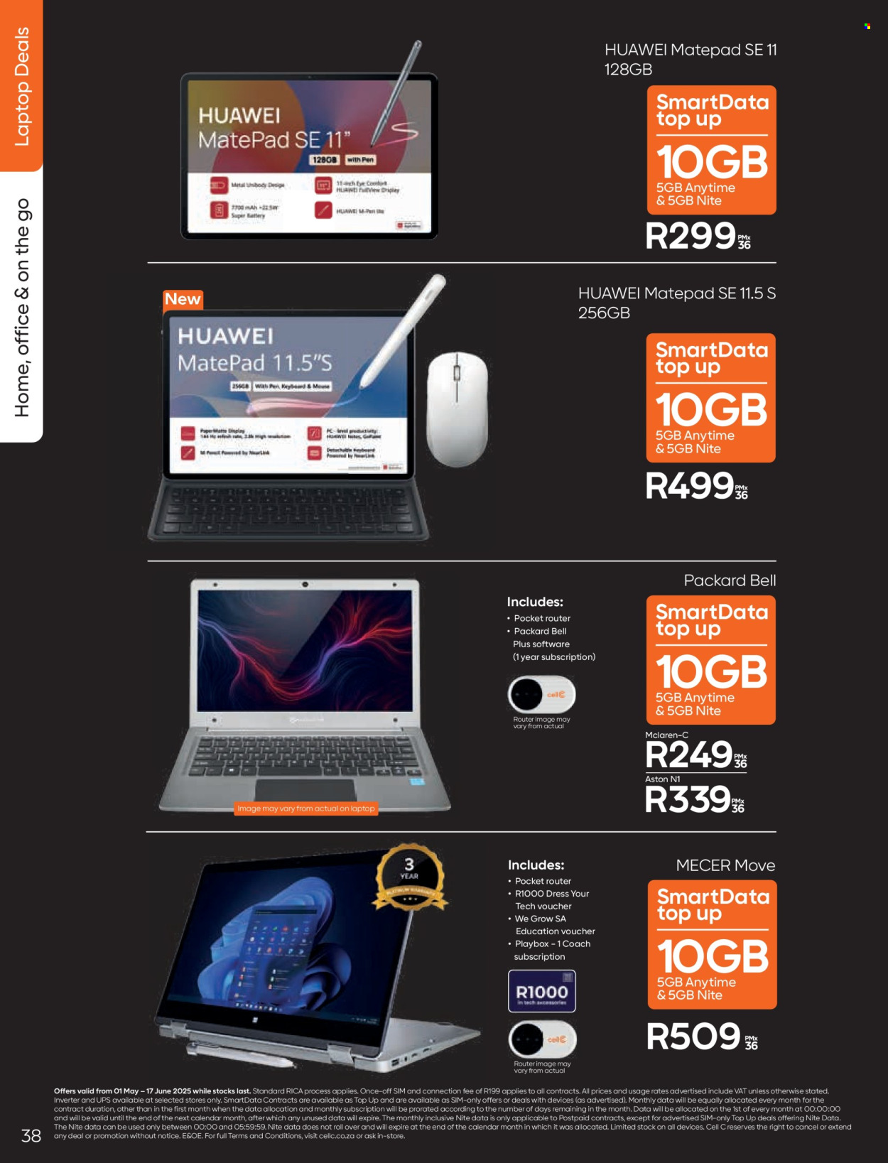 Cell C specials - 05.01.2025 - 06.17.2025. 