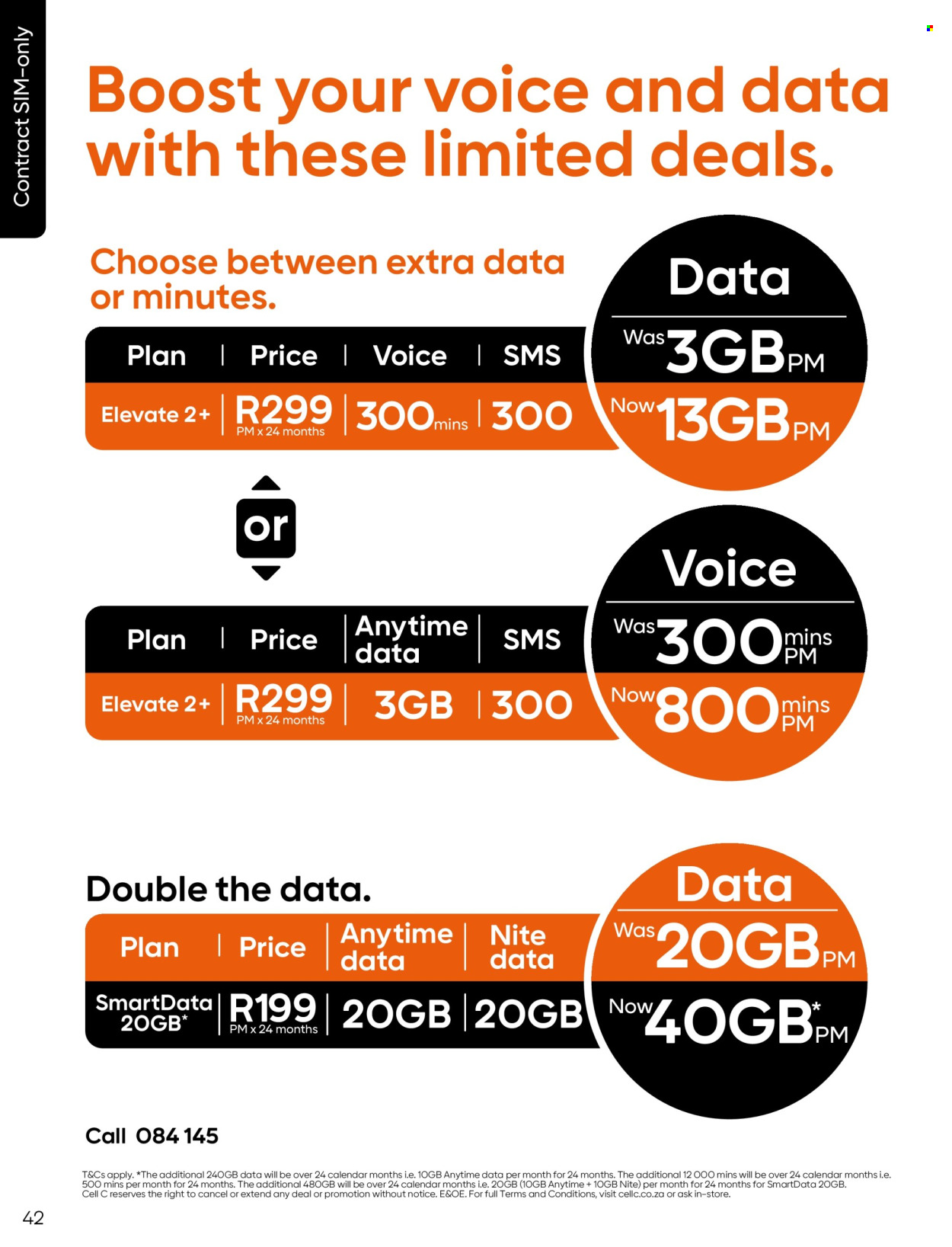 Cell C specials - 05.01.2025 - 06.17.2025. 