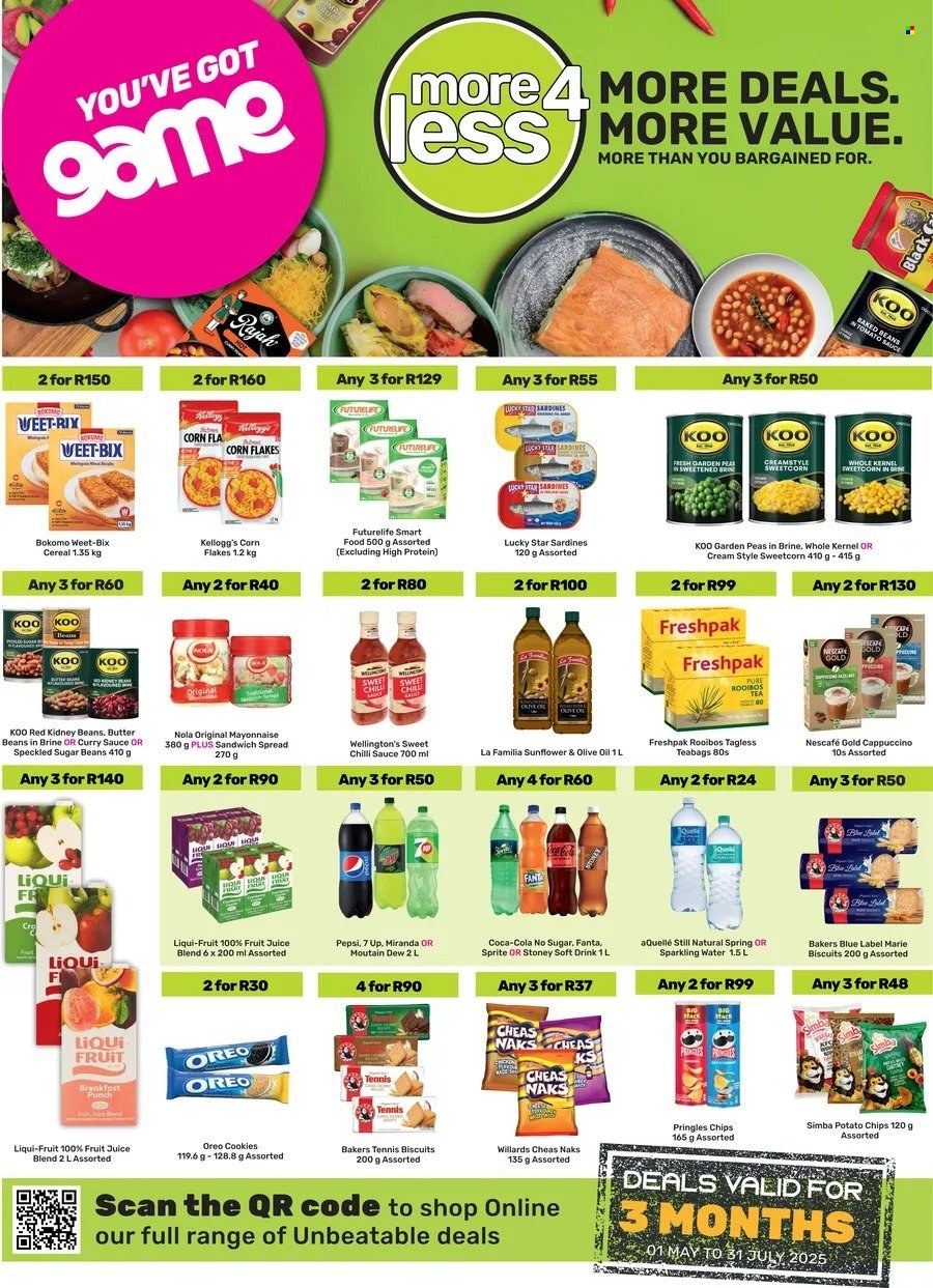 Game specials - 05.01.2025 - 07.31.2025. 