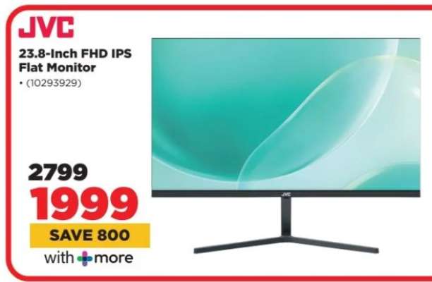 JVC 23.8-Inch FHD IPS Flat Monitor