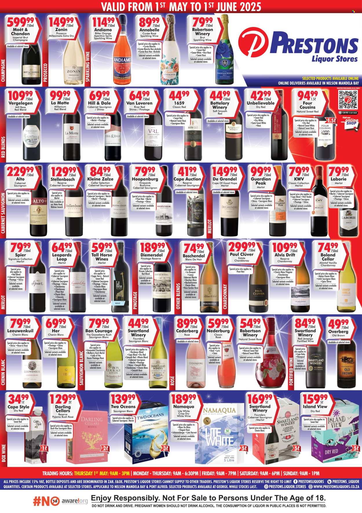 Prestons Liquor Stores specials - 05.01.2025 - 06.01.2025. 