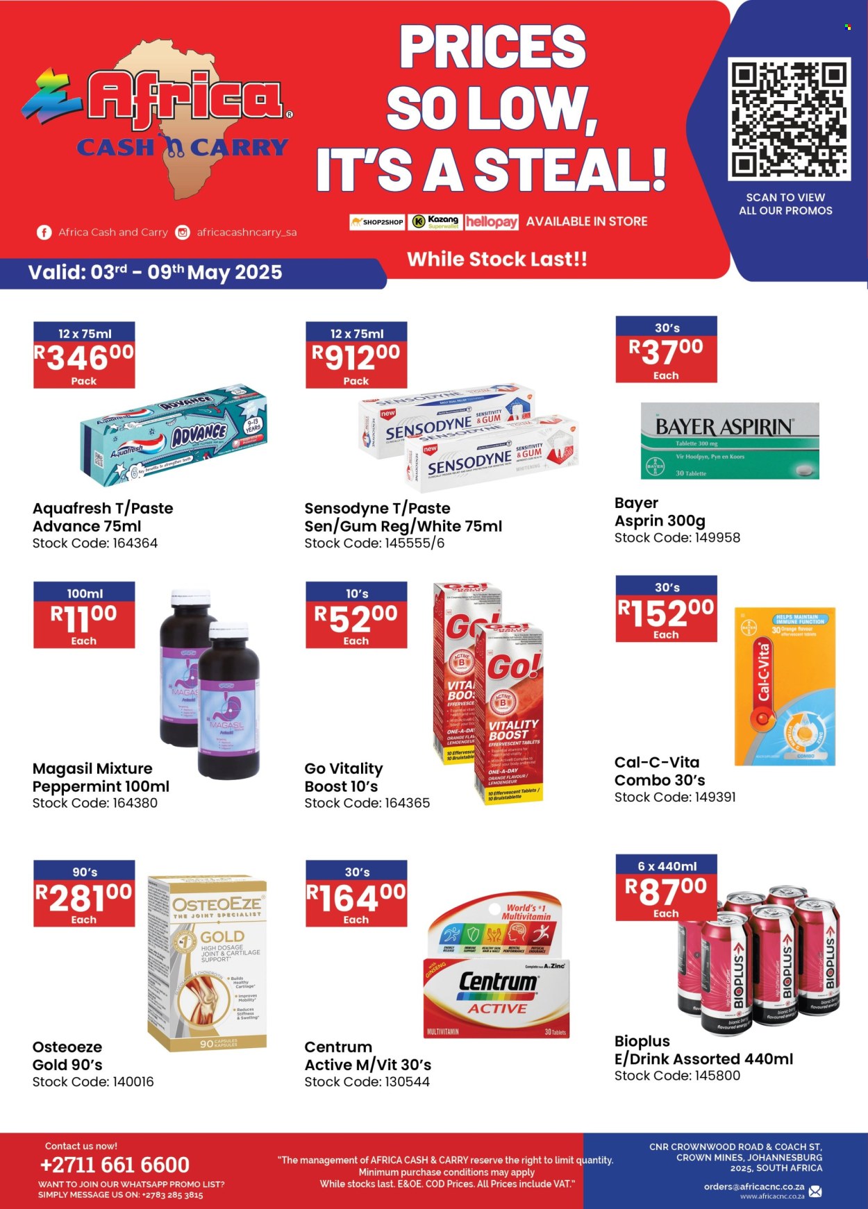 Africa Cash & Carry specials - 05.03.2025 - 05.09.2025. 