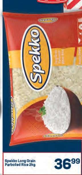 Spekko Long Grain Parboiled Rice-2Kg