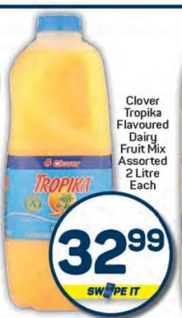 Clover Tropika Flavoured Dairy Fruit Mix