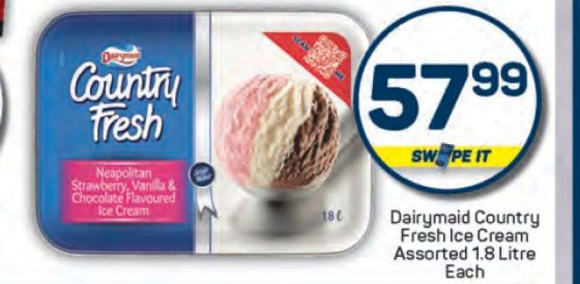 Dairymaid Country Fresh Ice Cream