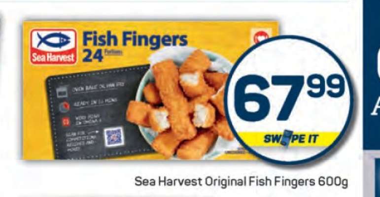 Sea Harvest Original Fish Fingers 600g