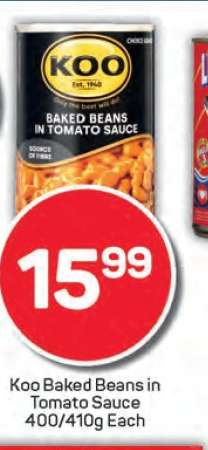 Koo Baked Beans in Tomato Sauce