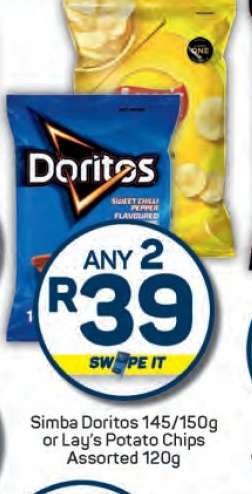 Simba Doritos or Lay’s Potato Chips