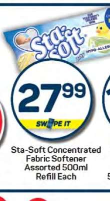 Sta Soft Concentrated Fabric Softener