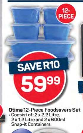 Otima 12-Piece Foodsavers Set