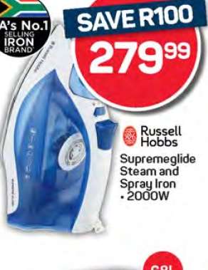 Russell Hobbs Supremeglide Steam and Spray Iron