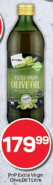 PnP Extra Virgin Olive Oil 1 Litre
