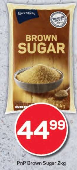 PnP Brown Sugar 2kg