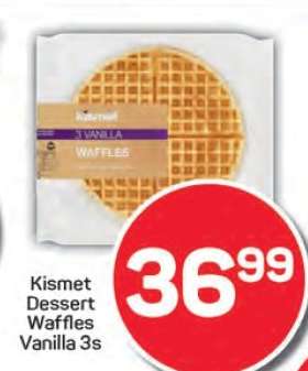 Kismet Dessert Waffles Vanilla 3s
