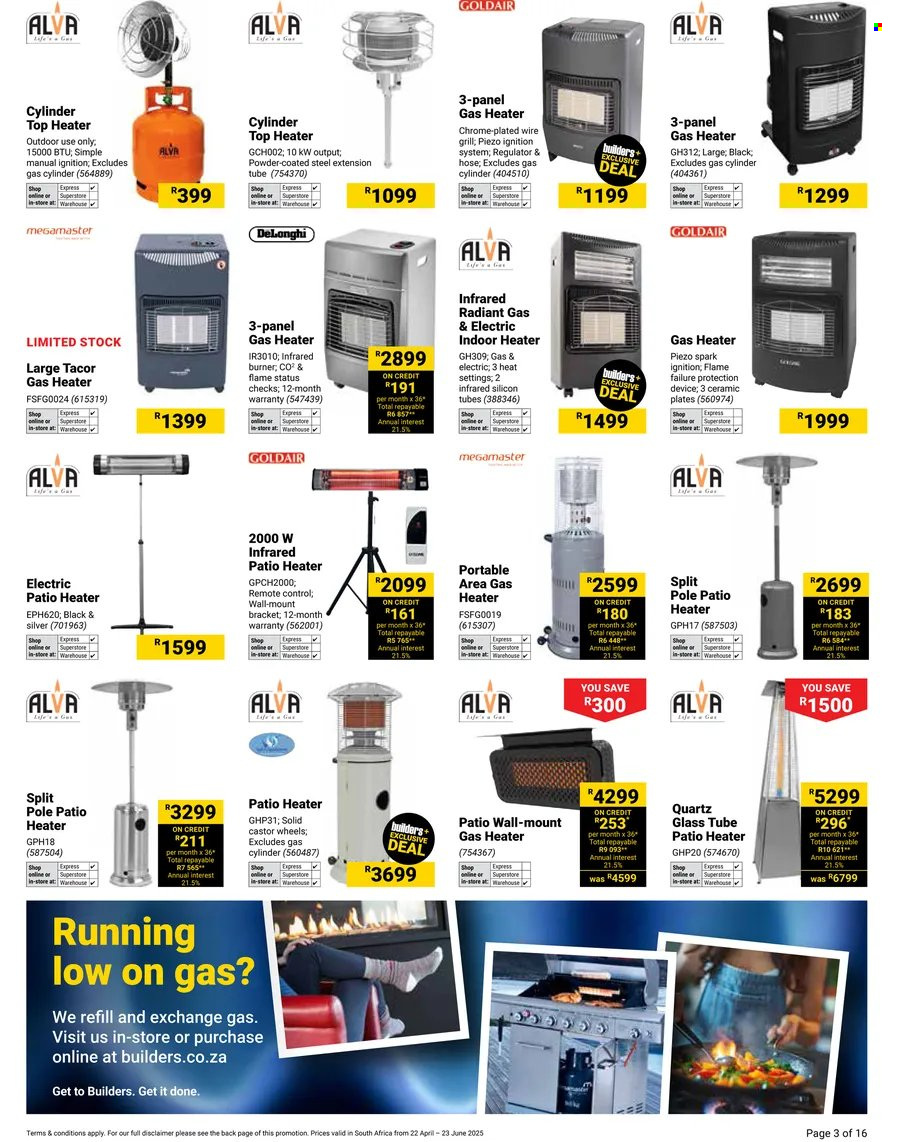 Builders specials - 04.22.2025 - 06.23.2025. 
