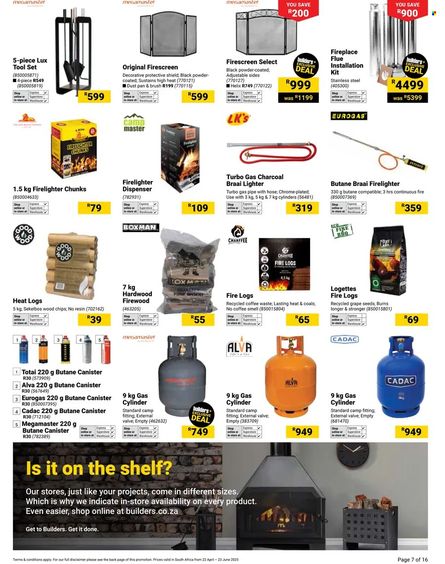 Builders specials - 04.22.2025 - 06.23.2025. 